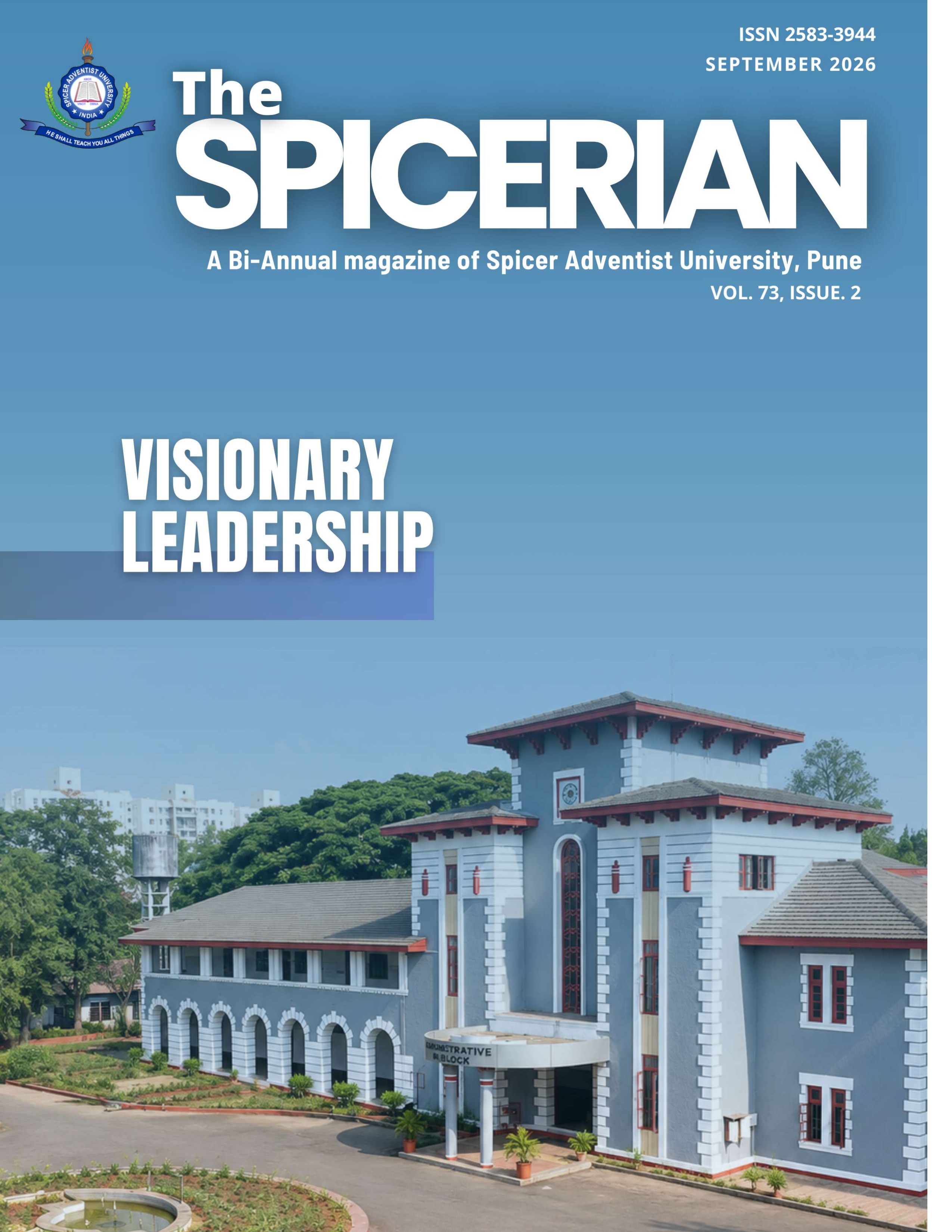 					View Vol. 73 No. 2 (2026): VISIONARY LEADERSHIP  (SEPTEMBER 2026)
				